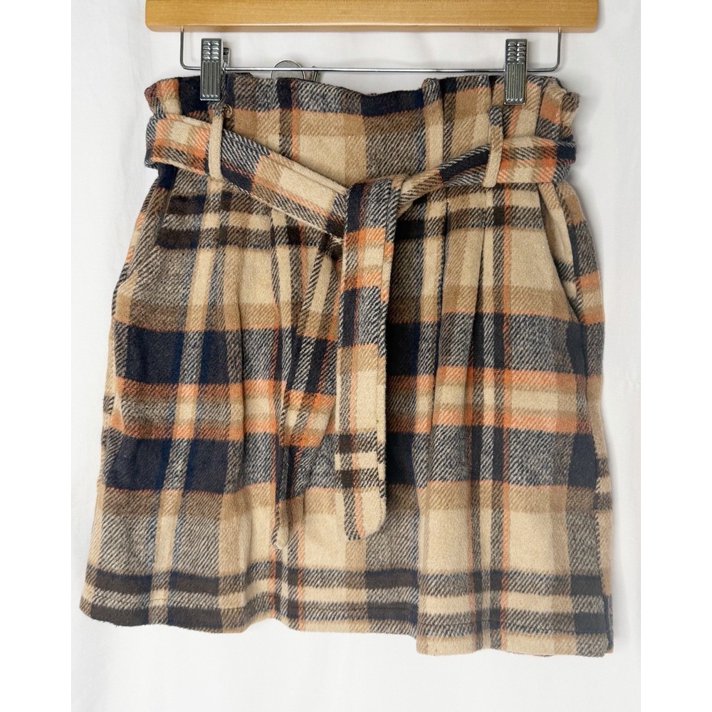 Envy Amazingly Chic Plaid Belted Skirt – Women's Size Small – NWT